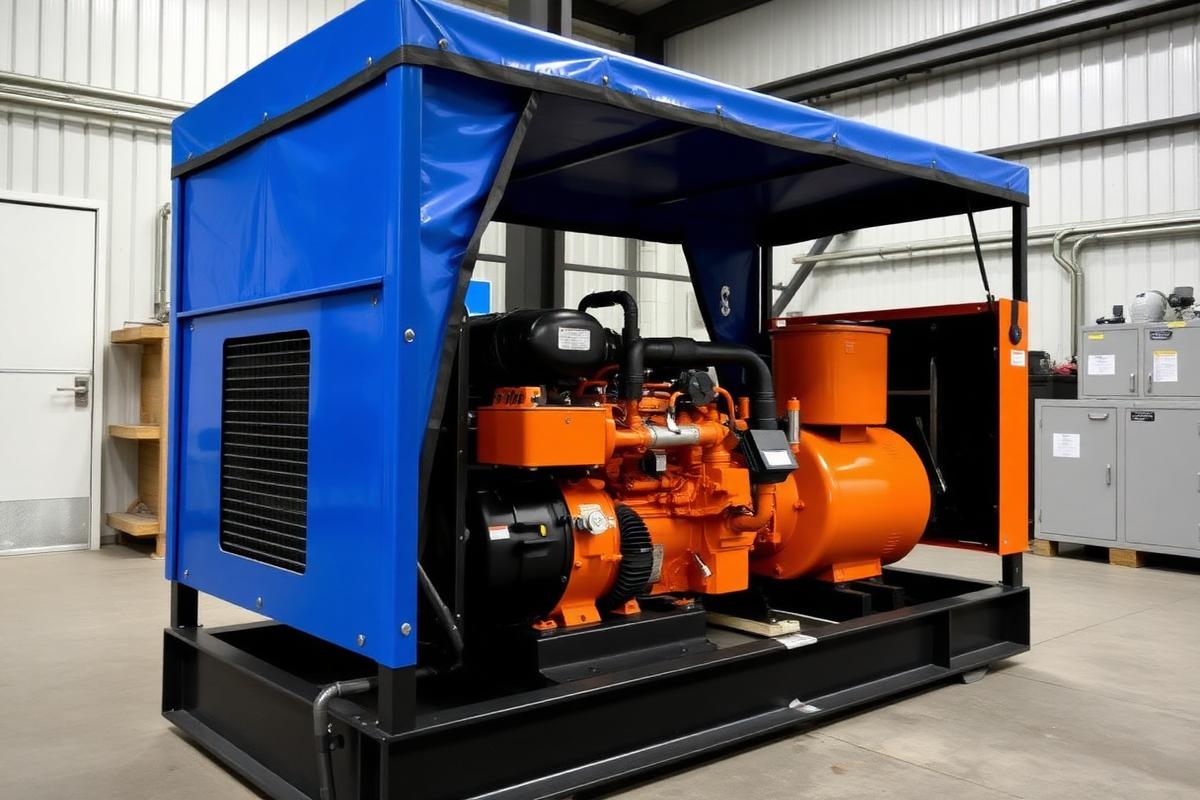 Refurbished silent diesel generator sold by KS & Co, second hand generator dealer in Chennai